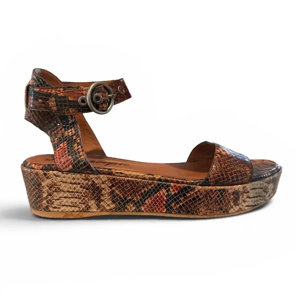 Free People Platform Wedge Sandals Size 39